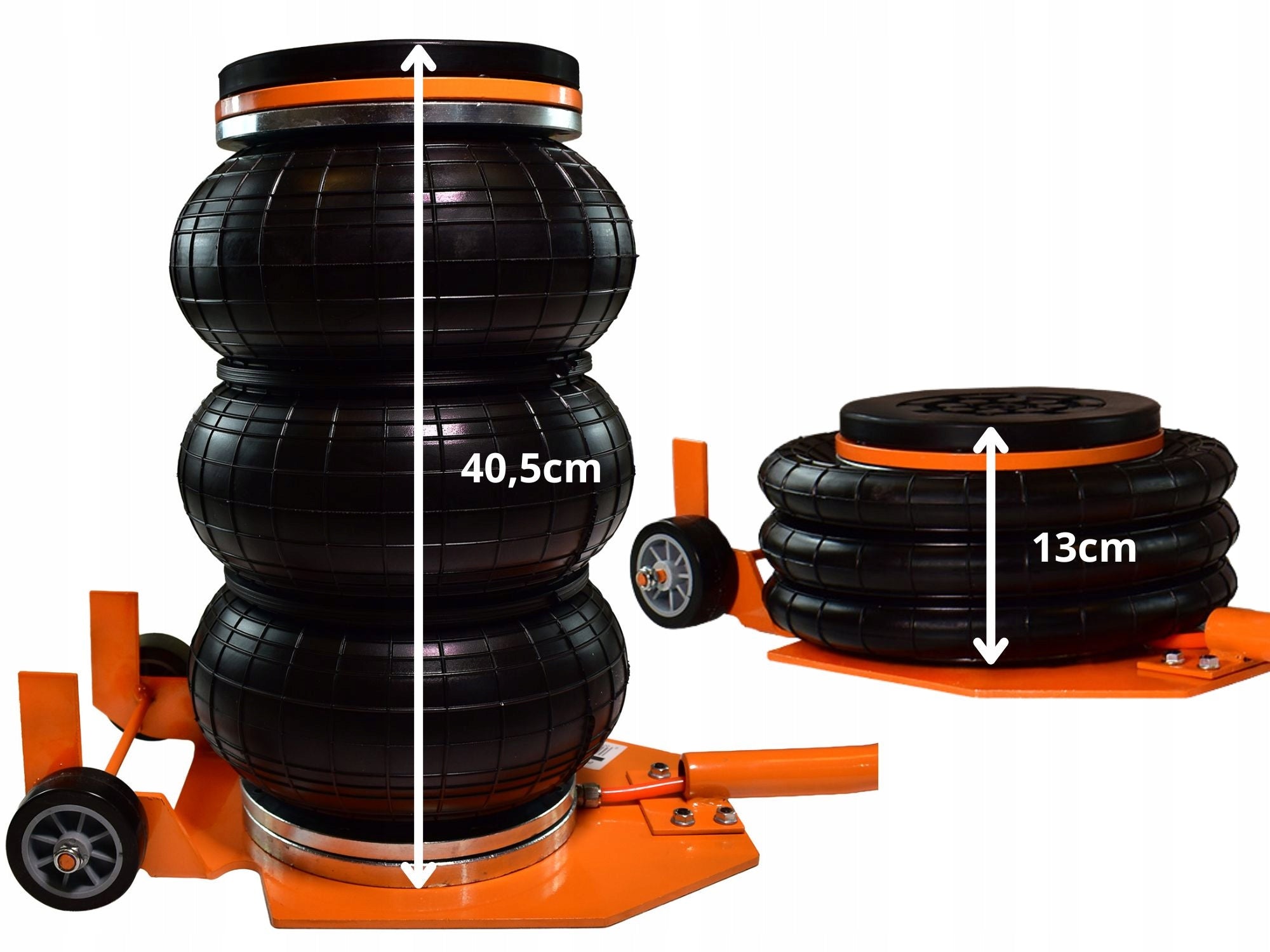 Pneumatic cushion lift snowman cushion 3,5T + rubber STRONG! Minimum lifting height 130 mm