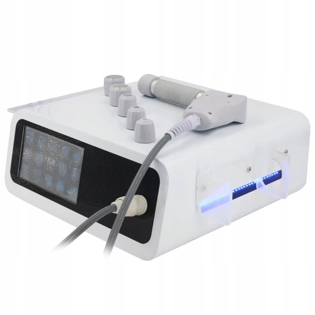 Pneumatic impulse device for muscle regeneration - Shock wave