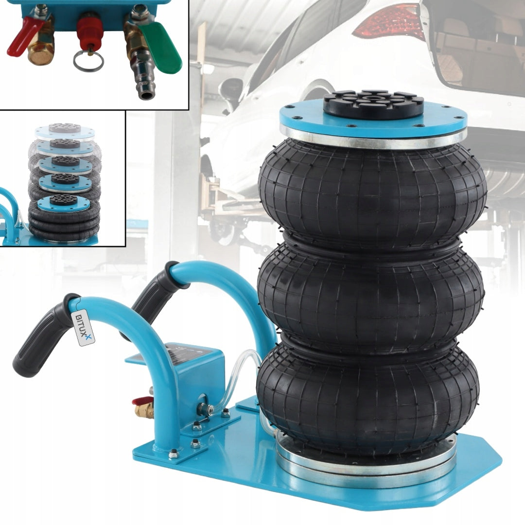 Pneumatic lift car snowman reliable for garage workshop