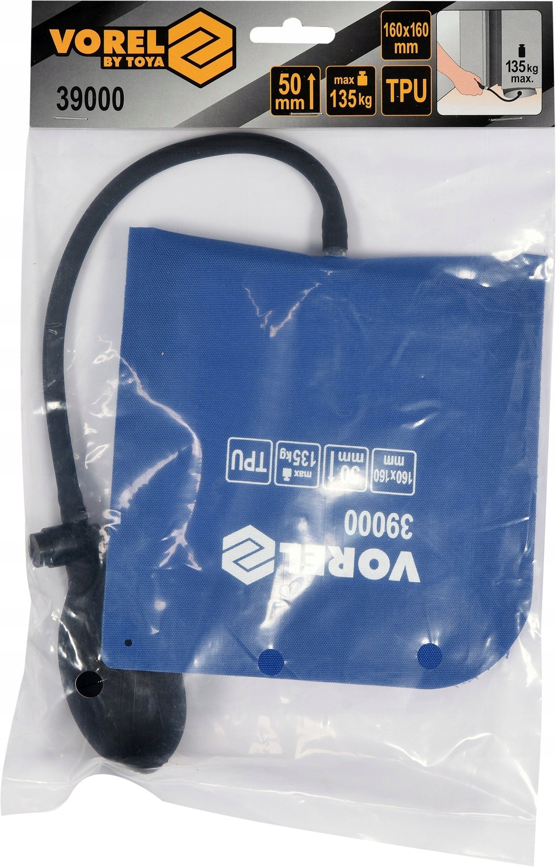 Pneumatic mounting expansion cushion up to 135kg Brand Vorel
