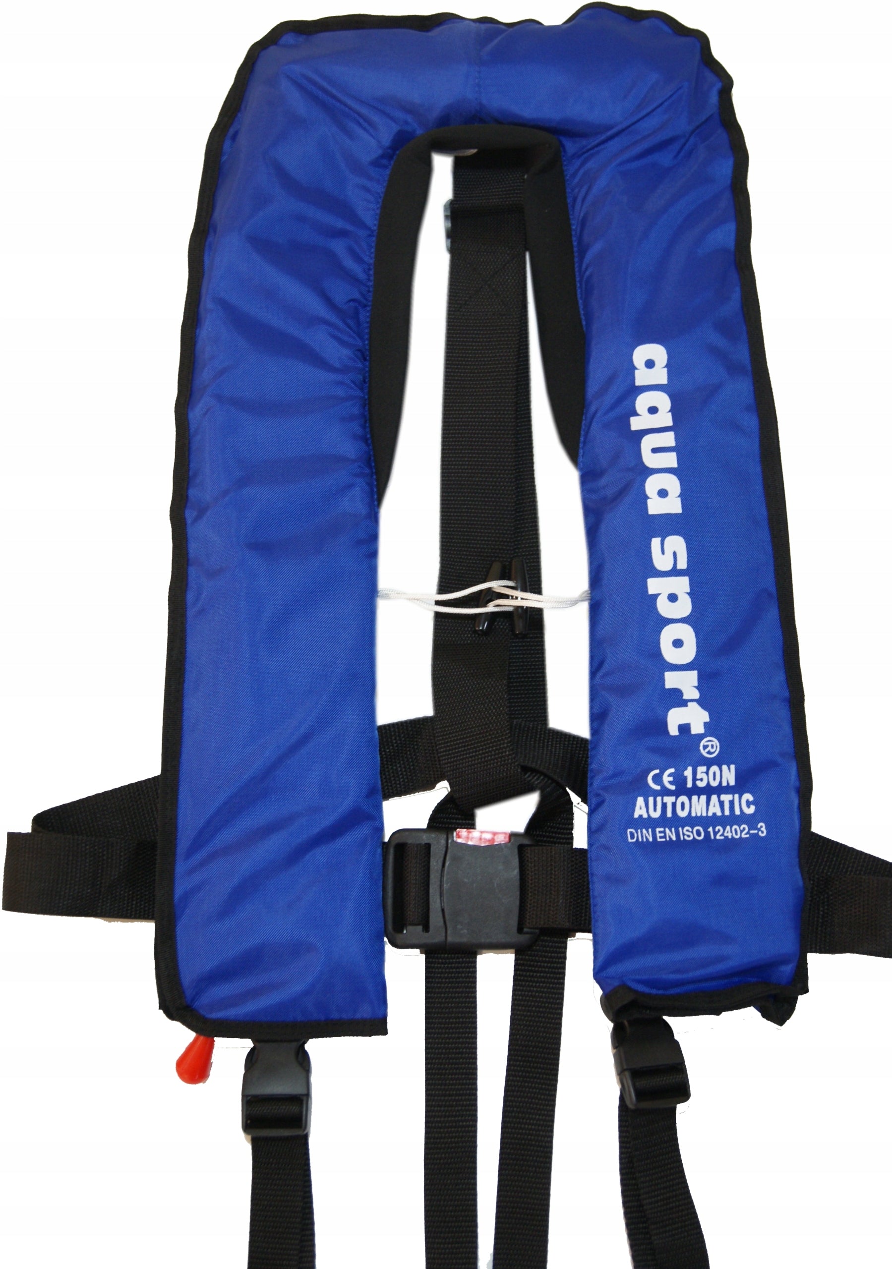 Pneumatic vest AQUA SPORT Basic 150N BLACK ____CE Packaging status original