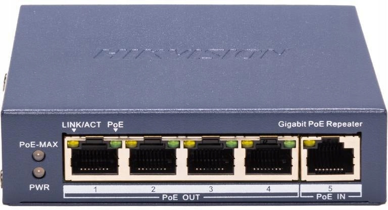 PoE Repeater Hikvision DS-3E0505P-E/R