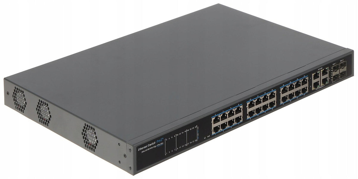 PoE Switch APTI-POE2404SFP-370W 28-PORT + 4 x S