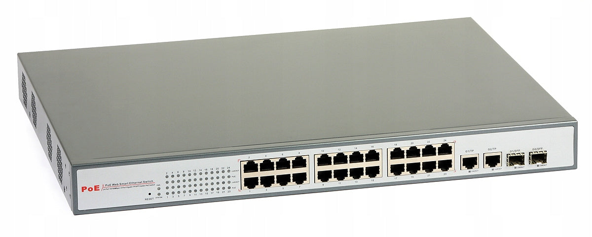PoE ULTIPOWER 2224af 26-Port Managed Switch