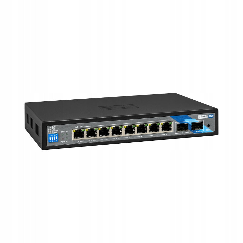 PoE switch BCS BCS -B-SP08G-2SFP