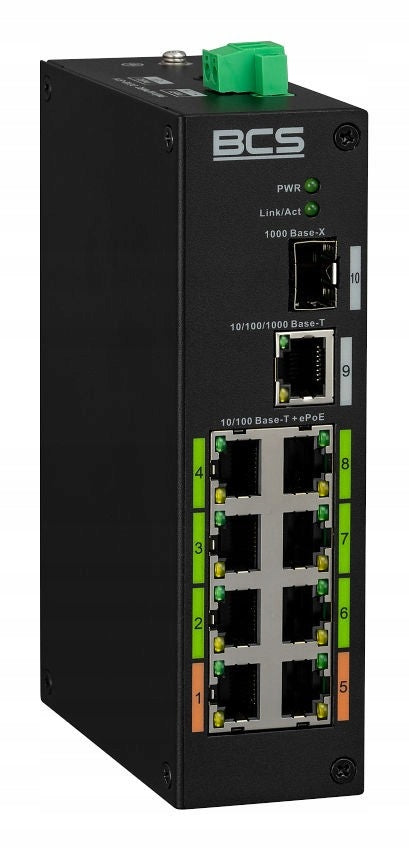 PoE switch BCS -L-SP0801G-1SFP(II) Manufacturer code 5904890704268