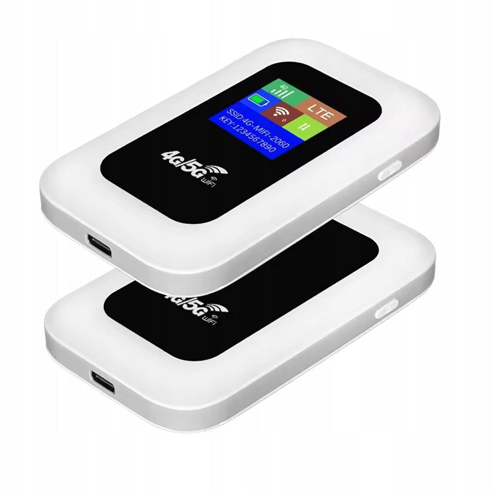 Pocket Hotspot 4G with SIM Card USB-C Port LCD Screen For Car Office Packaging status original