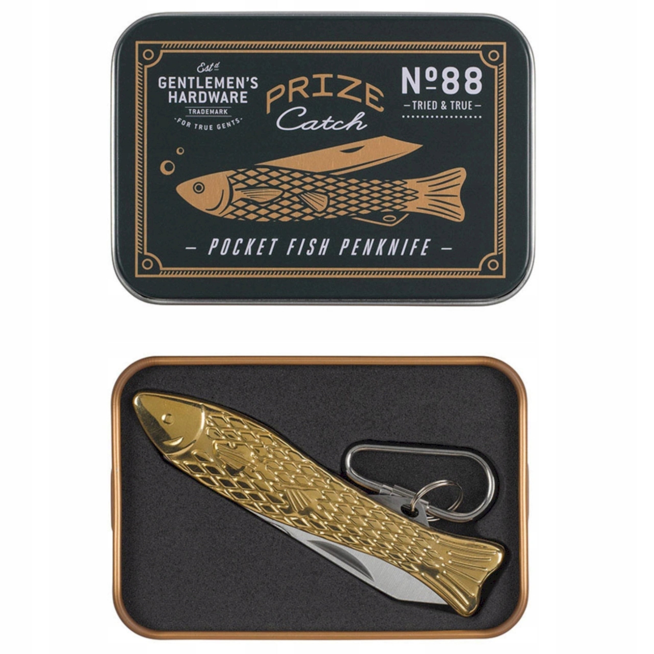 Pocket Knife Fish GIFT for FISHERMAN Camping Gentlemen's Hardware Manufacturer code GEN088
