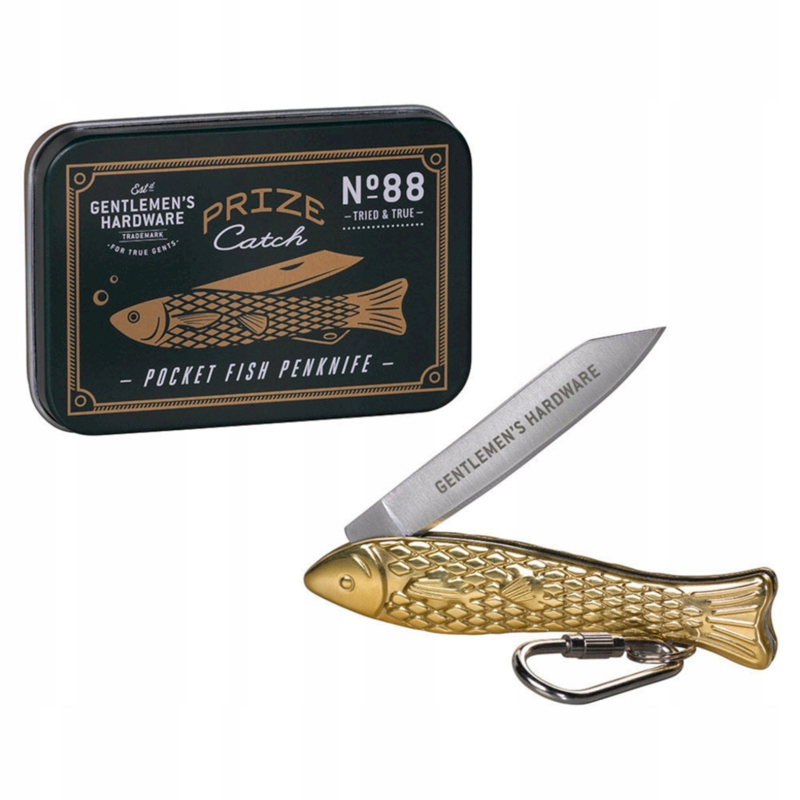 Pocket Knife Fish GIFT for FISHERMAN Camping Gentlemen's Hardware