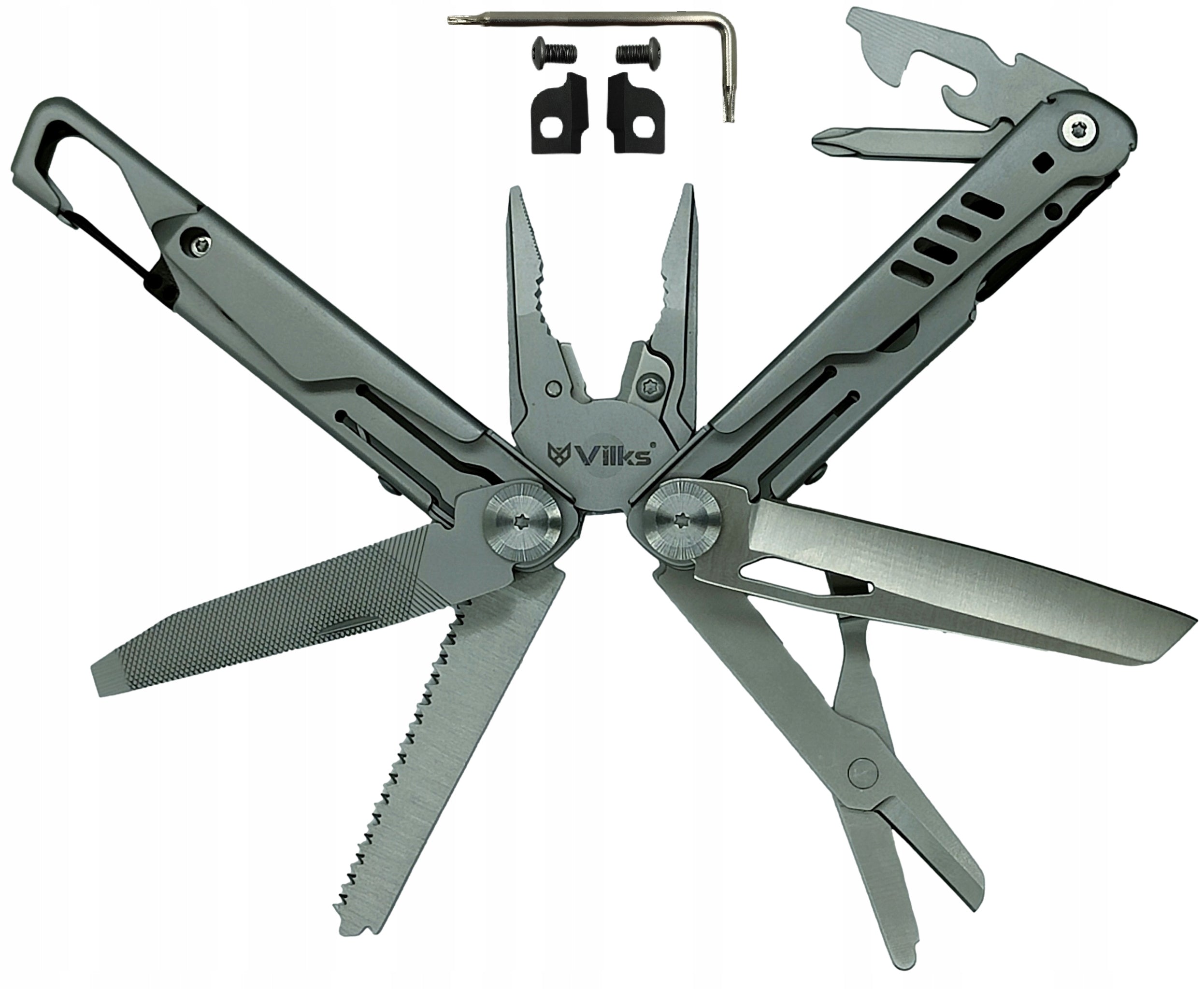 Pocket Knife Multifunctional Set Multitool SURVIVAL STAINLESS STEEL CASE BITS EAN (GTIN) 5907057044610
