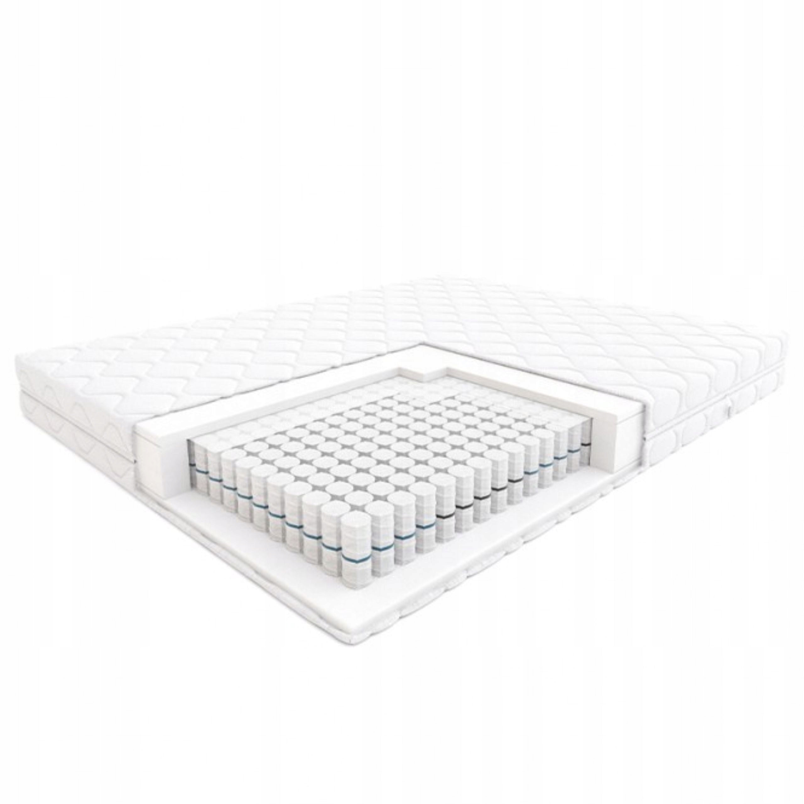 Pocket Mattress STEP Hilding 140x200 cm Anti-allergic Cover Silver Packaging status original
