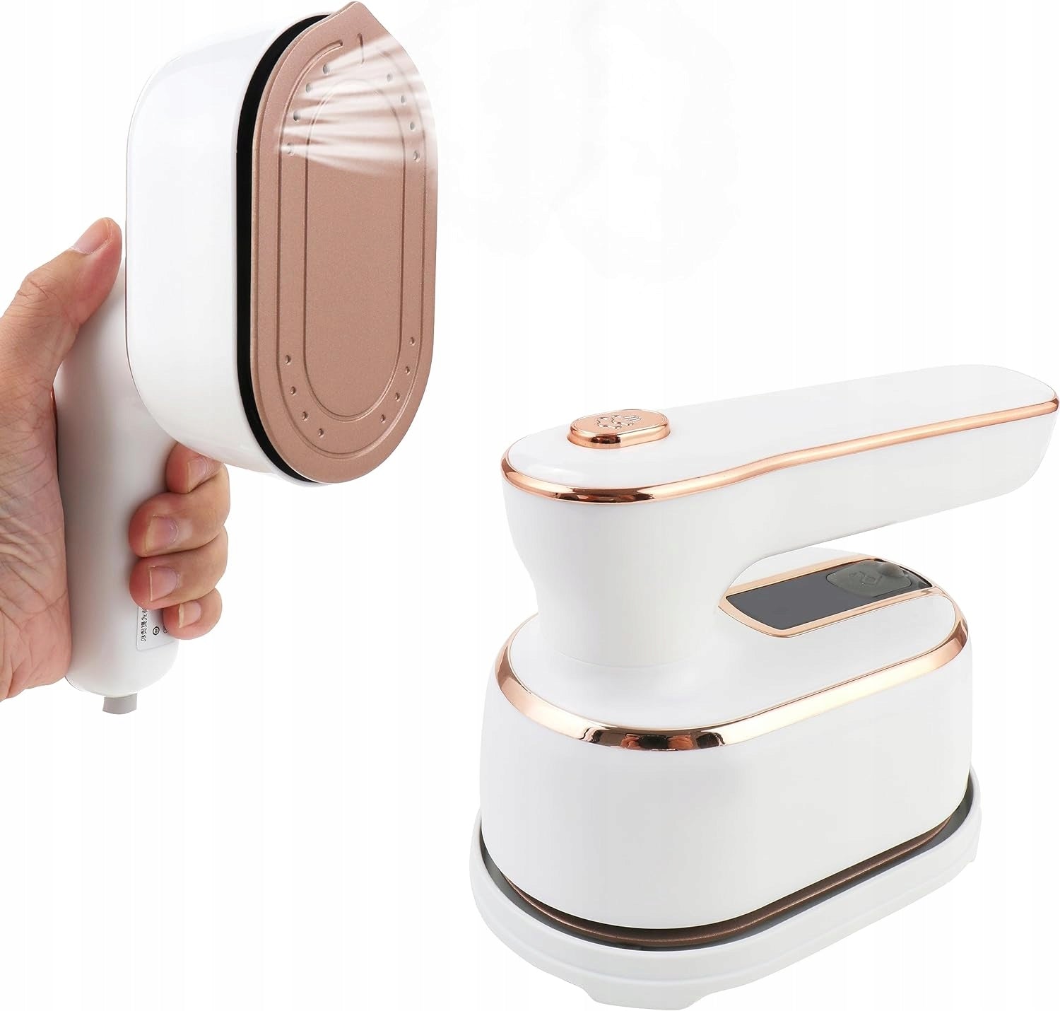 Pocket-Sized Garment Steamer - Instant Wrinkle Remover for Fabrics Power 1100 W