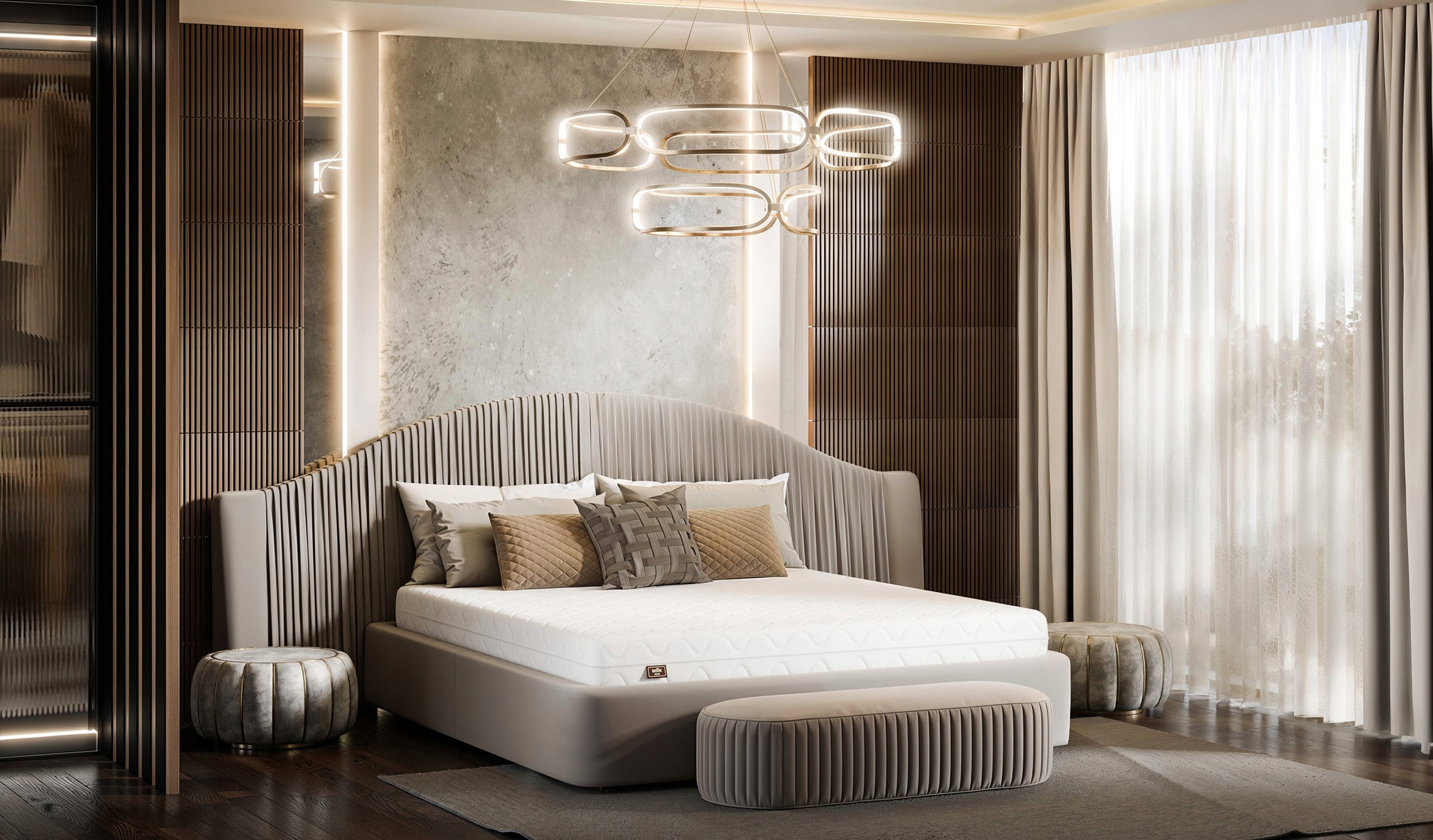 Pocket mattress 180x200 PRESTIGE Coconut 26cm spring hard H4/H5 Manufacturer code 5903689150699