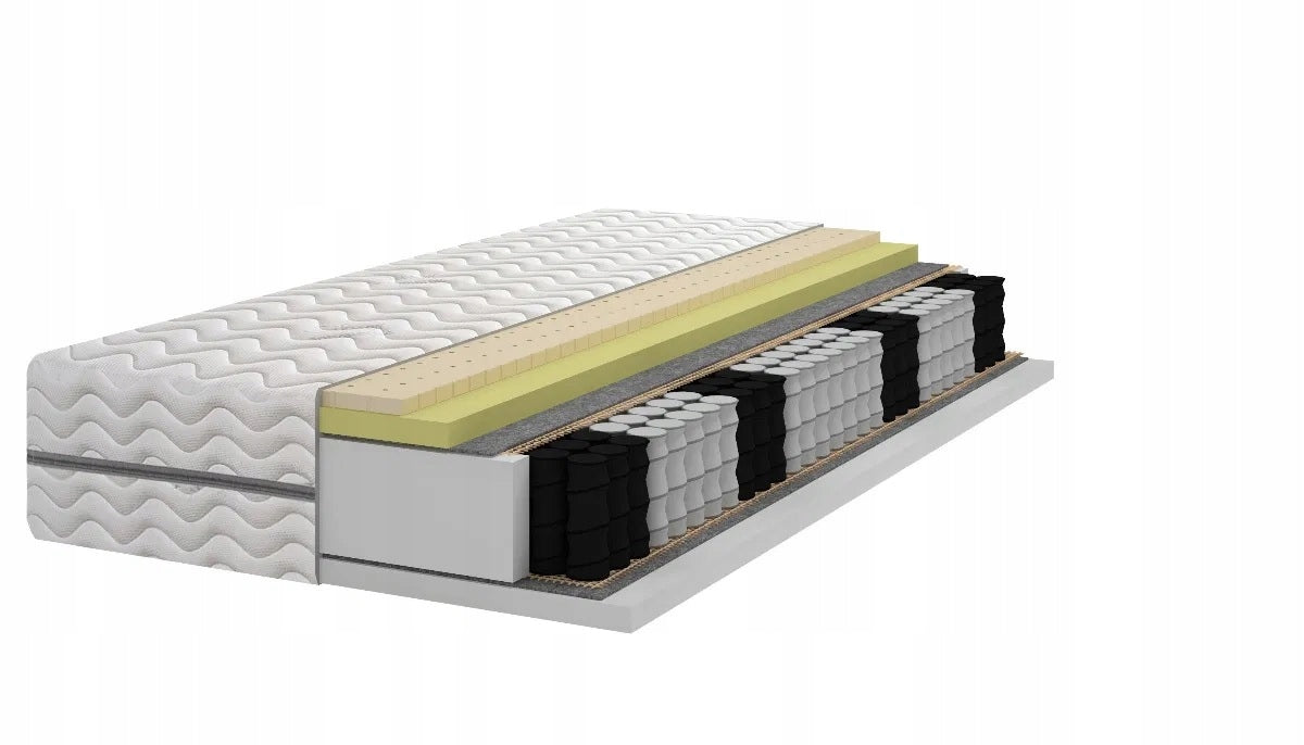 Pocket mattress 7 zones Latex Visco H2 / H3 160x200
