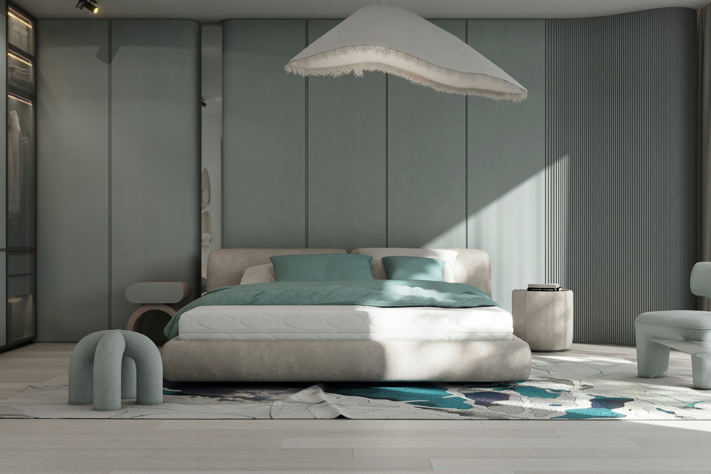 Pocket mattress TIKO 90x180 with coconut comfortable 17cm with cover H3/H4 Manufacturer code Tiko 90x180