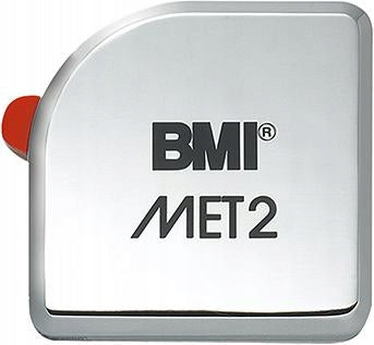 Pocket tape measure, metal 2mx13mm BMI