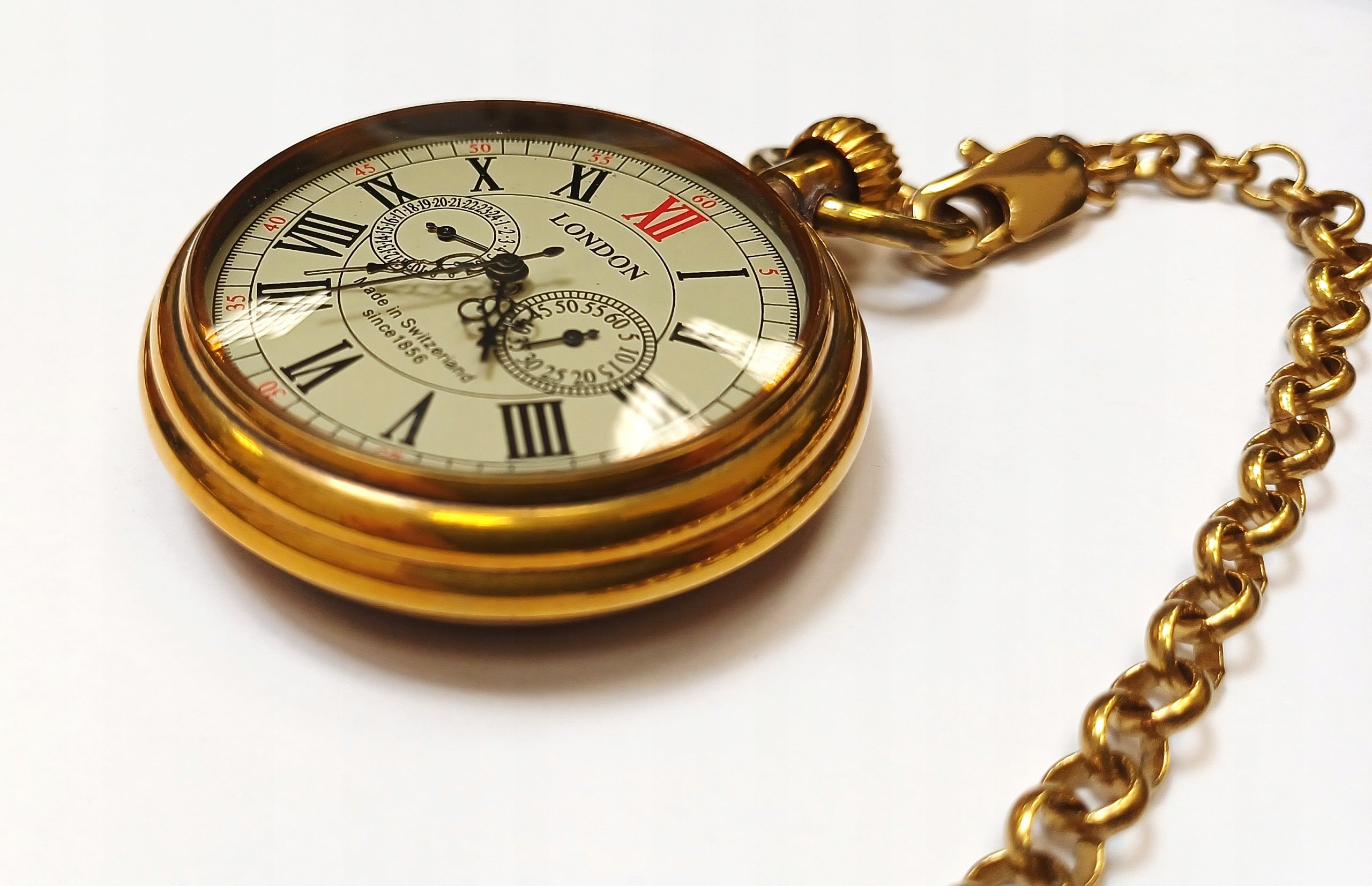 Pocket watch mechanical massive with foreign exchange retro style gift Brand no brand
