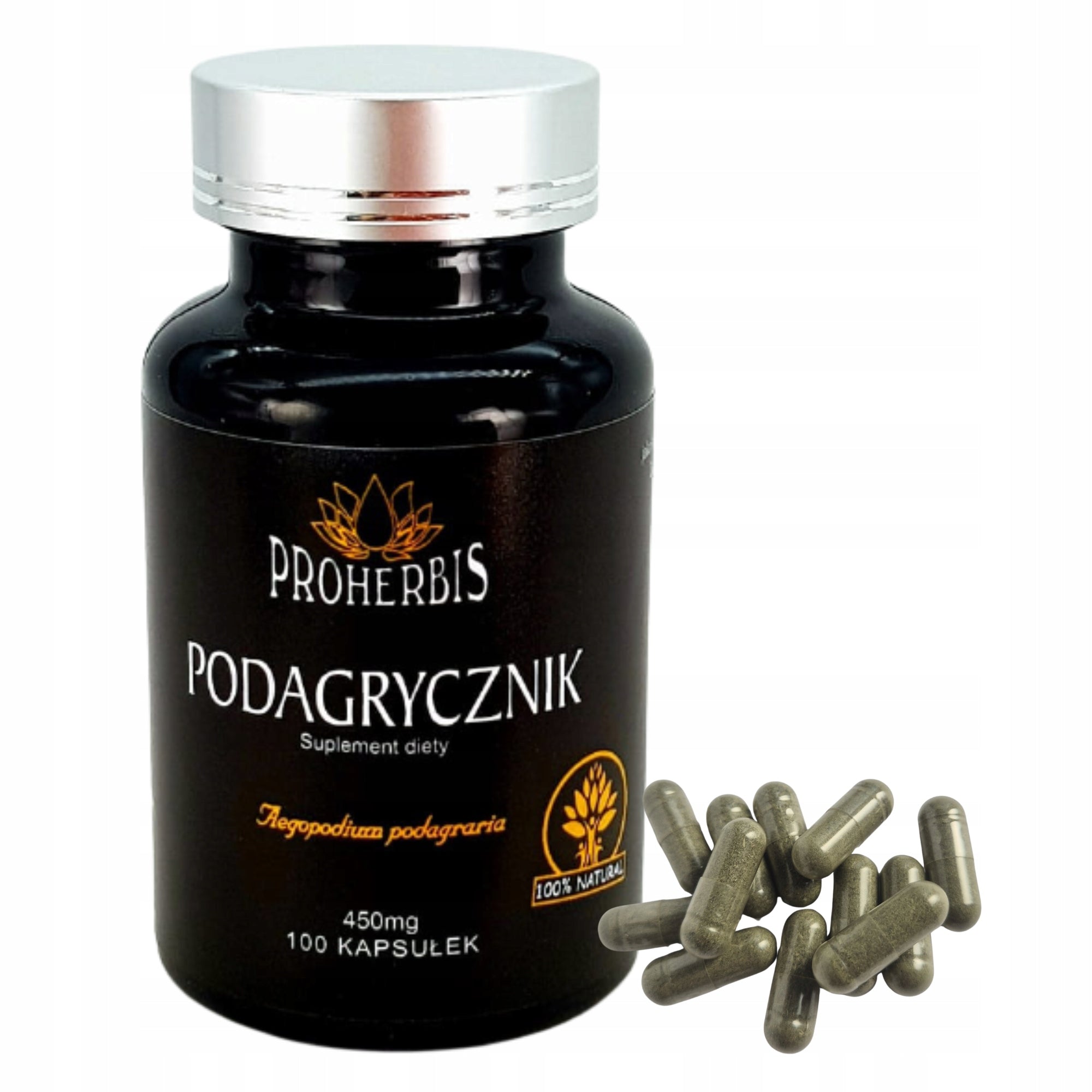 Podagrycznik 100 kaps. 450 mg for inflammation gout 100% natural
