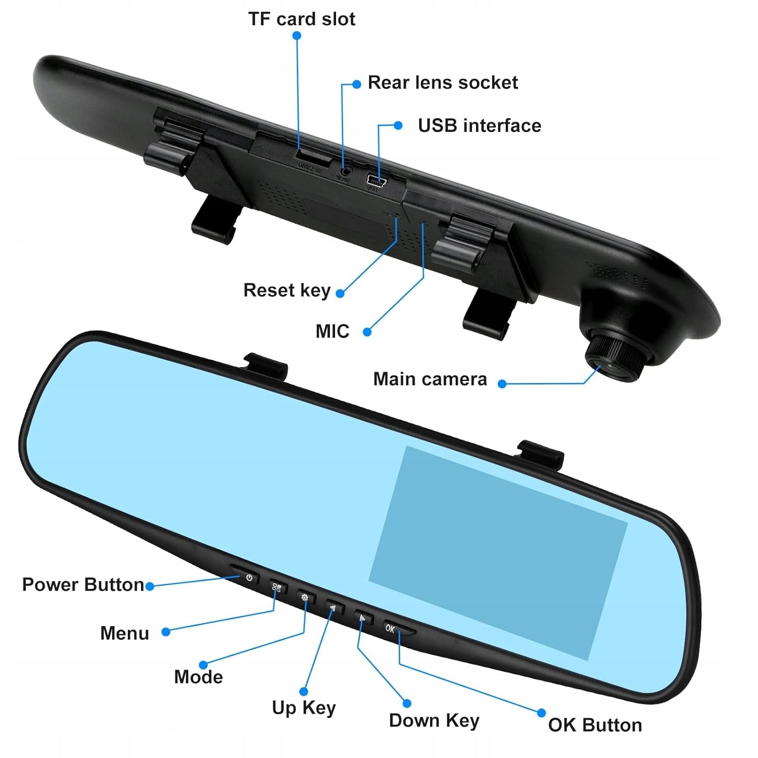 Podazz 1080P Full HD Wide Angle Driving Recorder Packaging status original