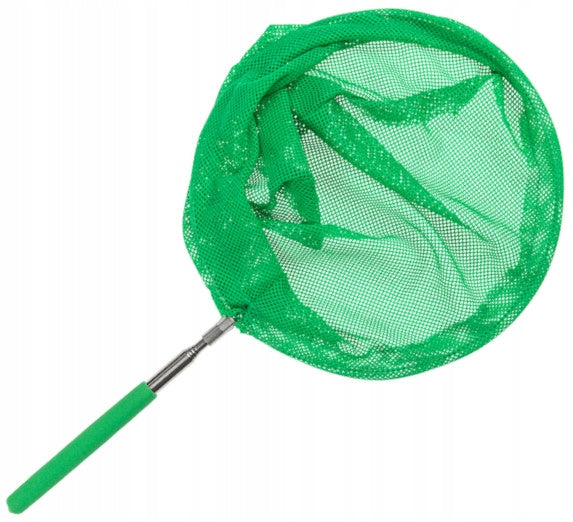 Ein Fischer- oder Schmetterlingsnetz 