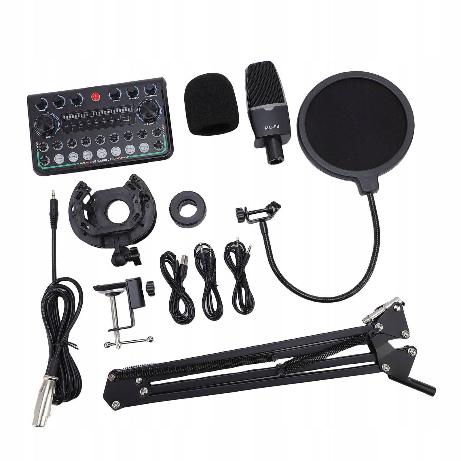 Podcast Microphone Kit Microphone with Sound Card on 3M Manufacturer code AG250906079875