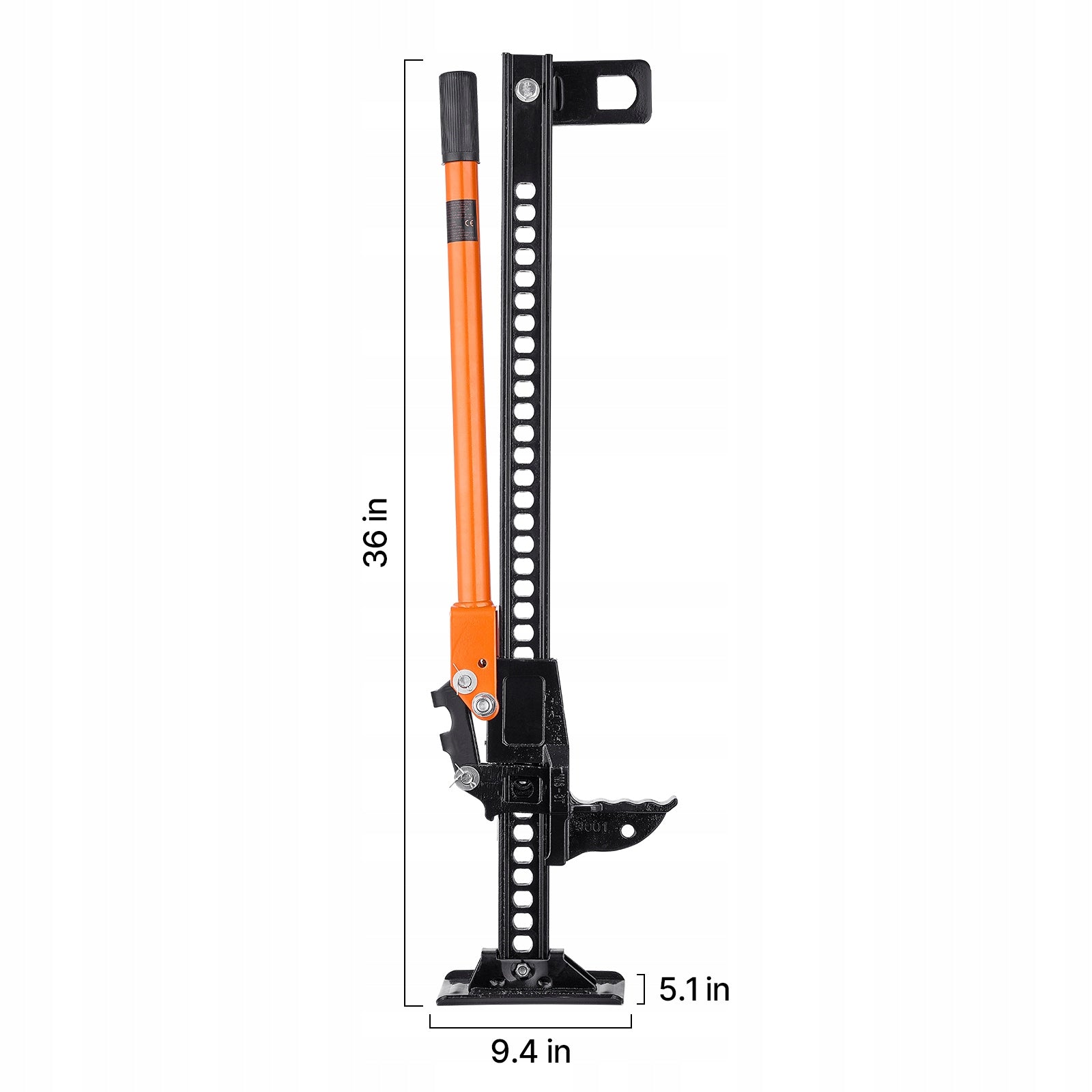 Podnośnik Farmerski 13-76.9CM Ładowność 3.18T Ręczna Podnośnik Do Ciągnika Maximum lifting height 769 mm