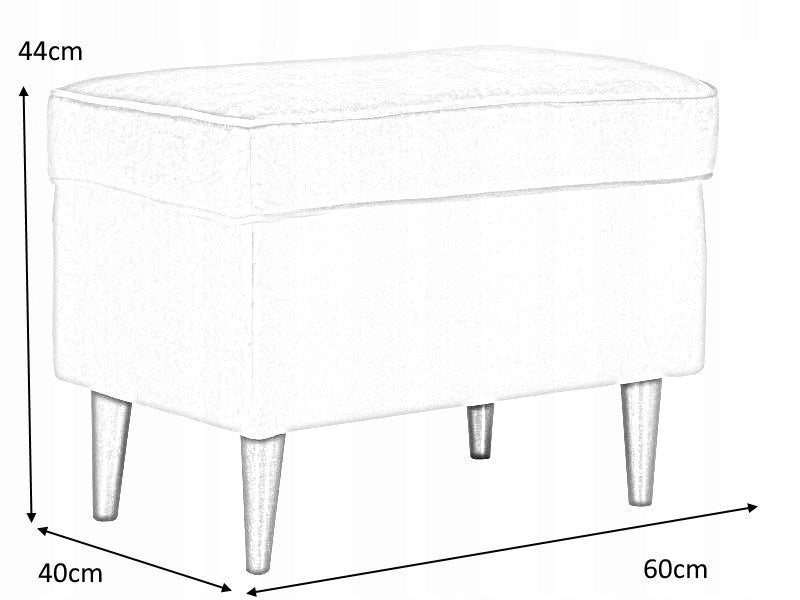 Hocker Signal Meble Ron, blau 