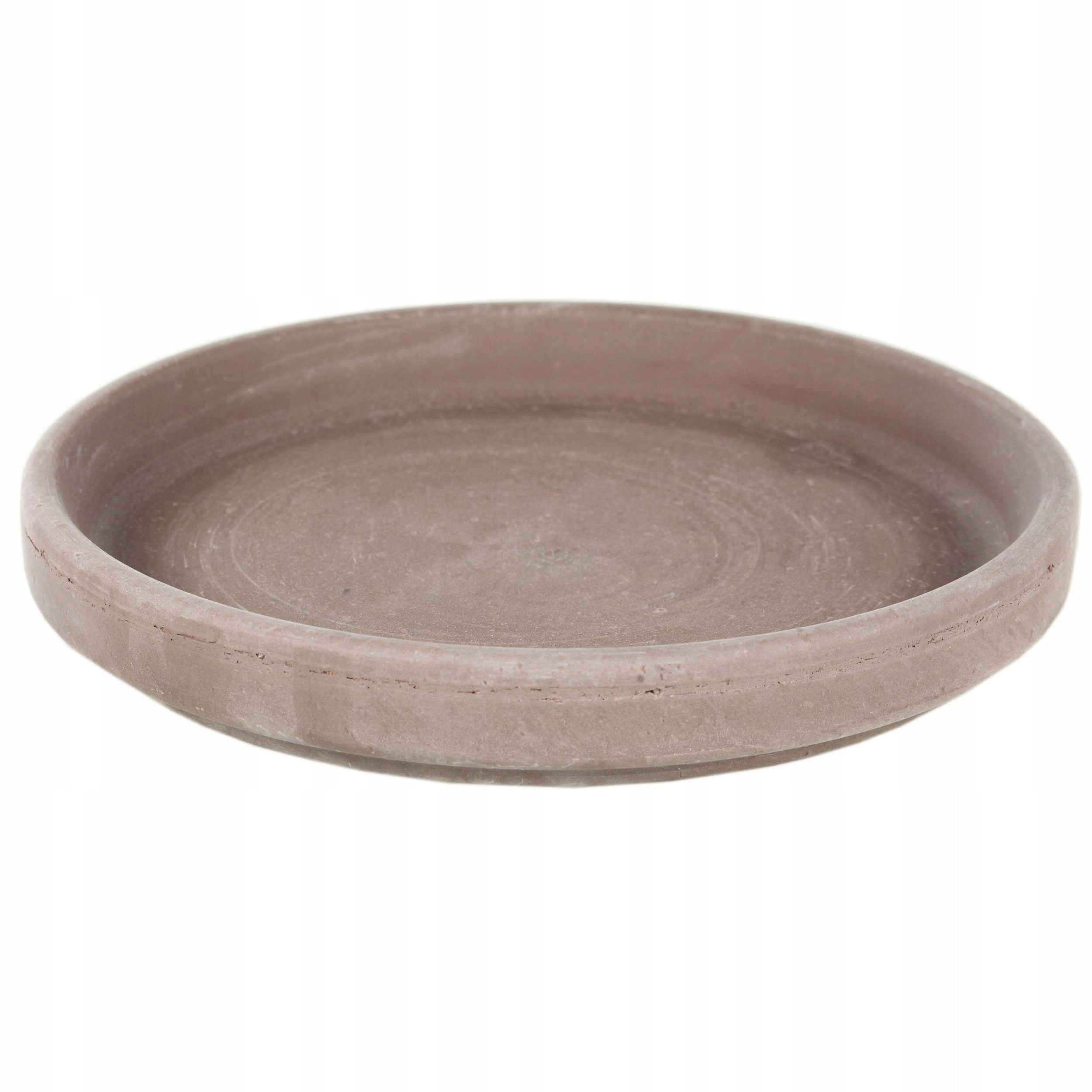 Mit Ton imprägnierter Teller Xlu 26cm, grau 