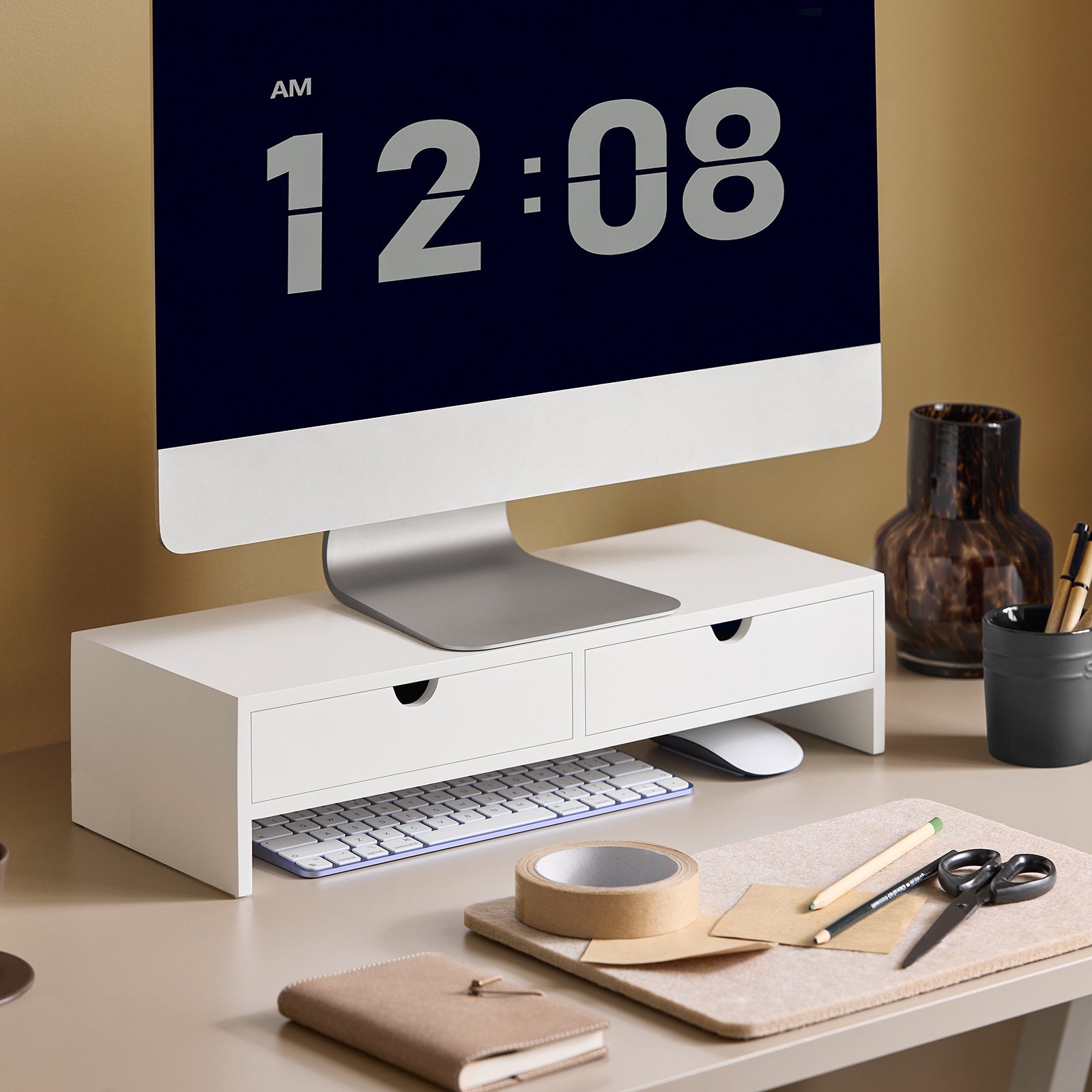 Monitorständer SoBuy BBF02-W, weiß 