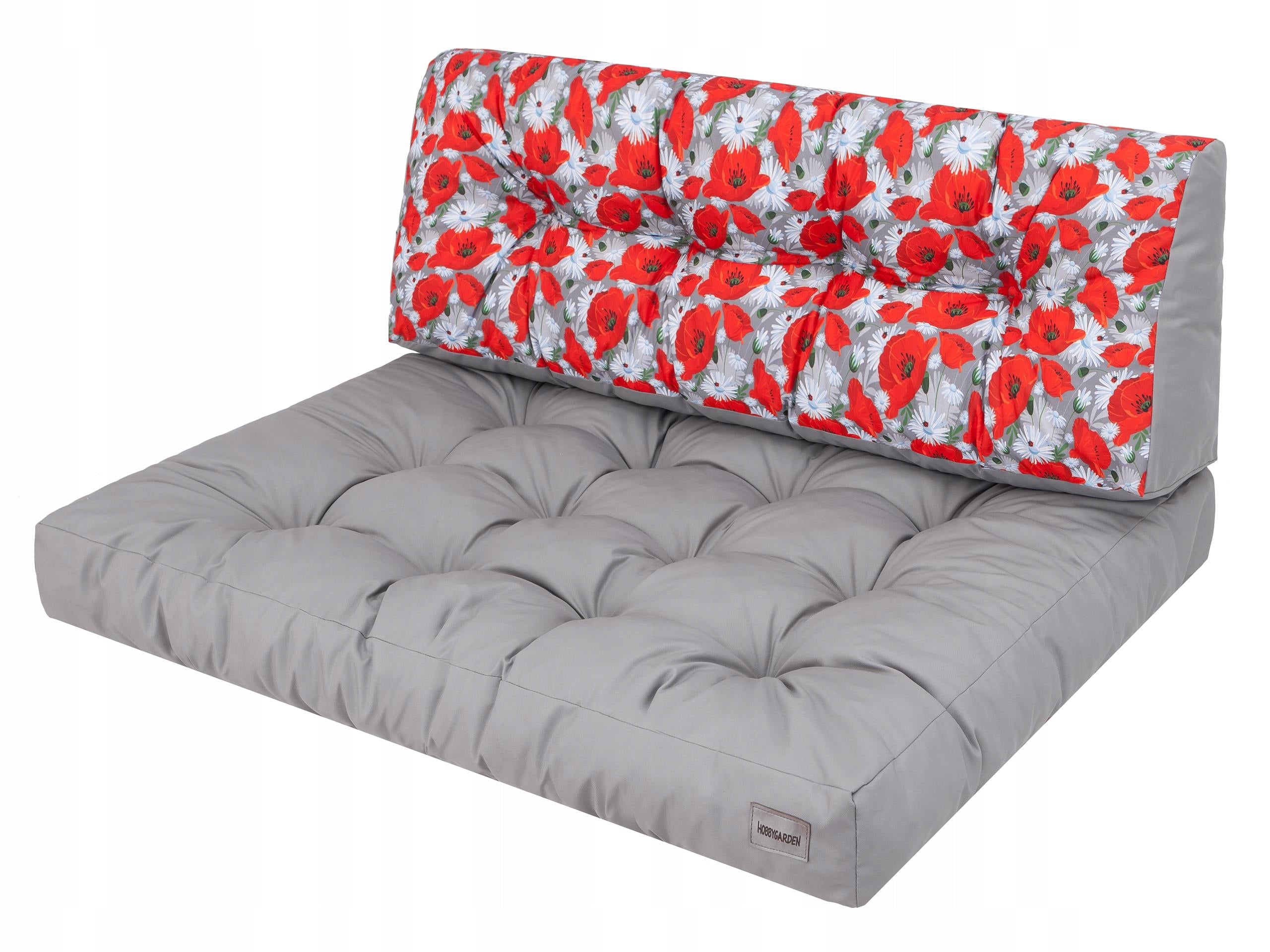 2-jų pagalvių paletei komplektas Hobbygarden Leo, pilkas/įvairiaspalvis
