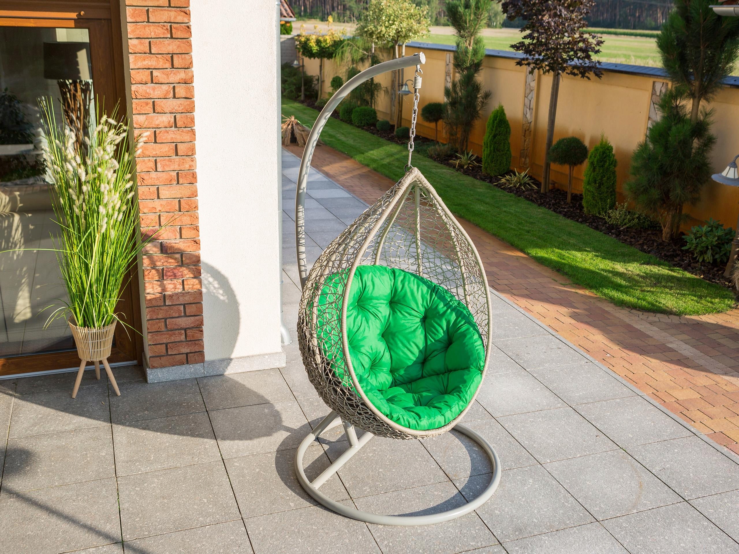 Pagalvė pakabinamam supamam krėslui Hobbygarden Luna Oxford, žalia