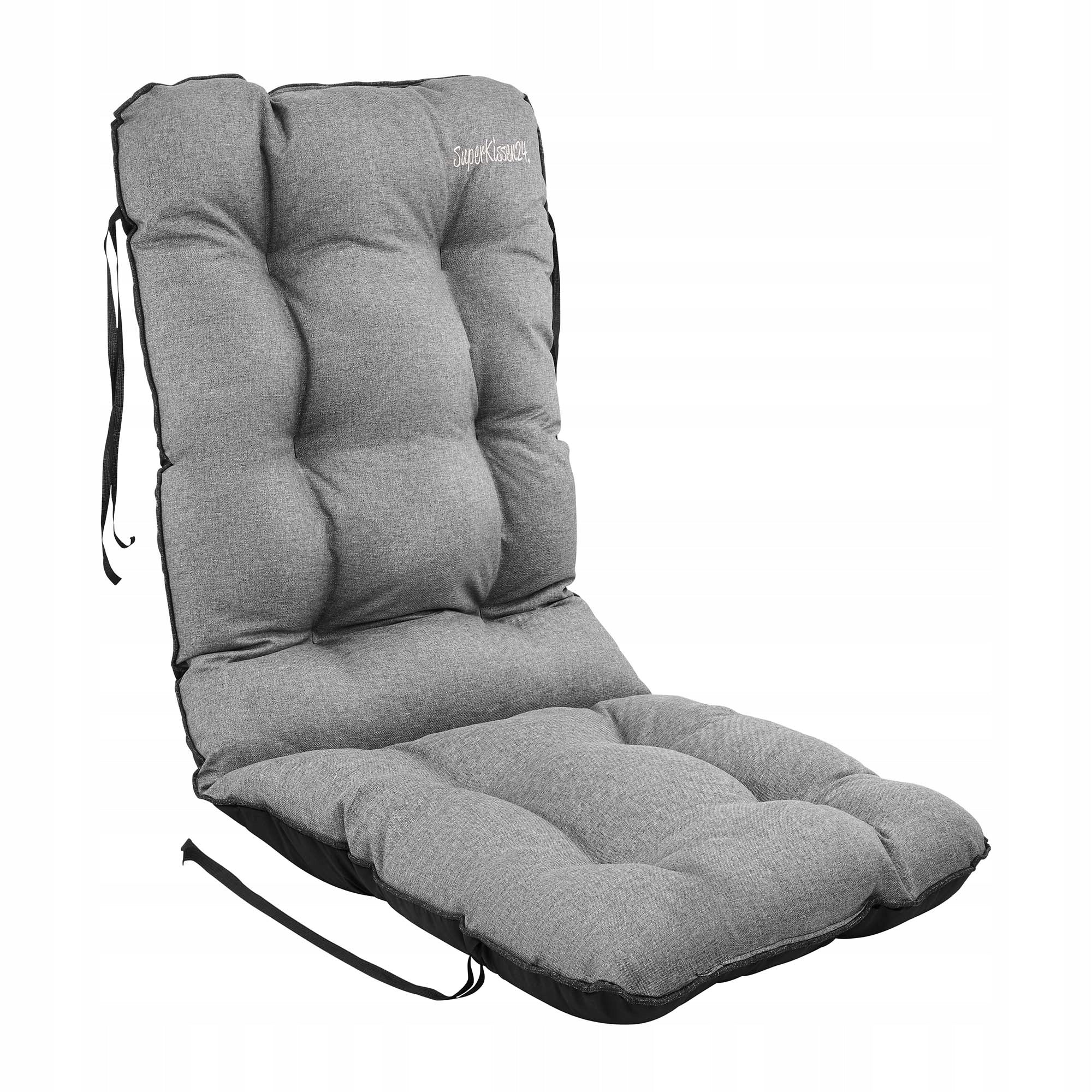 2er-Set Gartenkissen SuperKissen24, grau, 