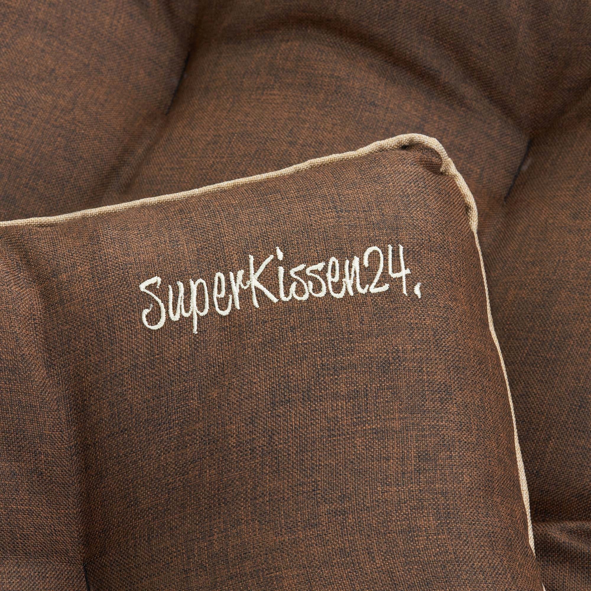 Gartenstuhlkissen, SuperKissen24, braun 