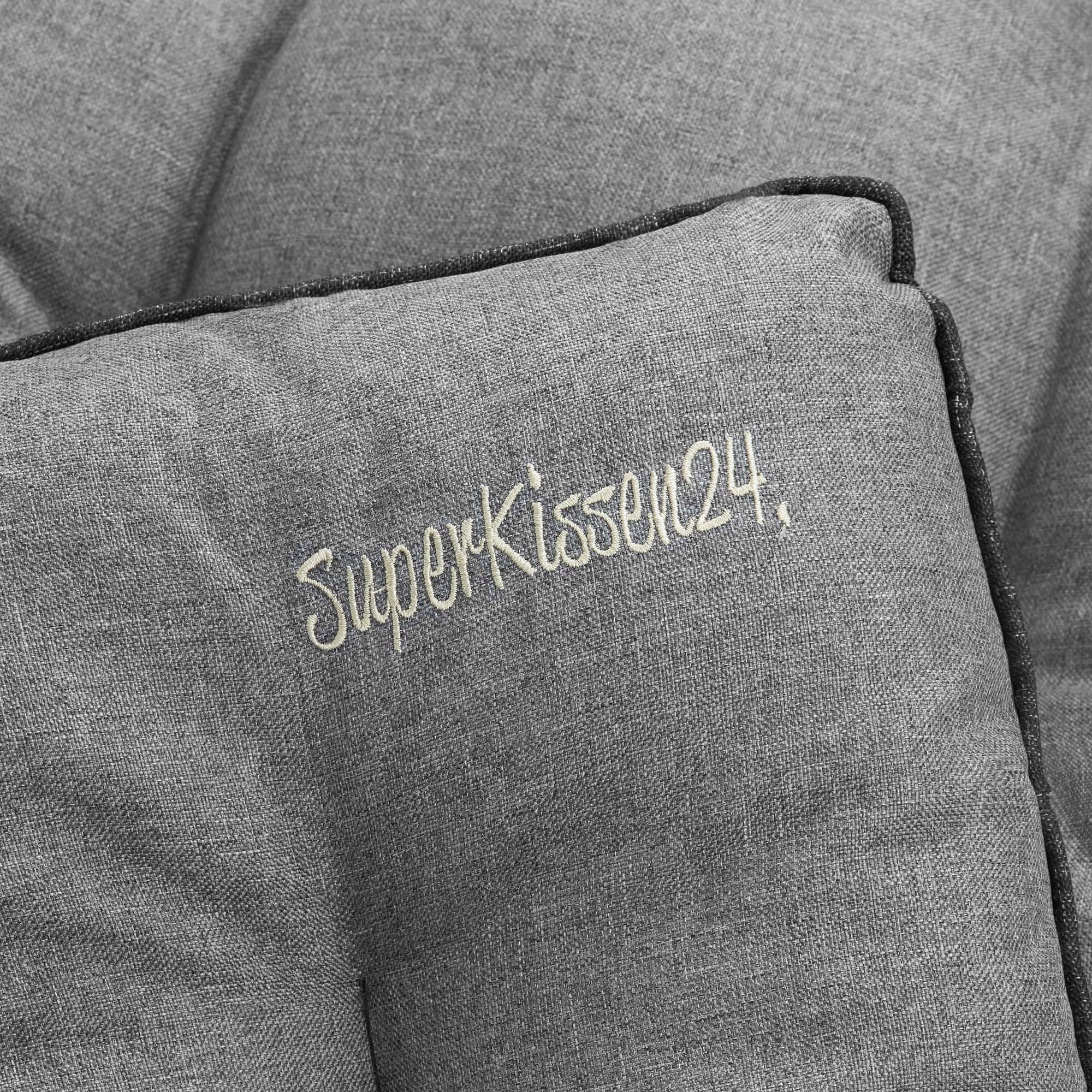 Gartenkissen, SuperKissen24, grau 