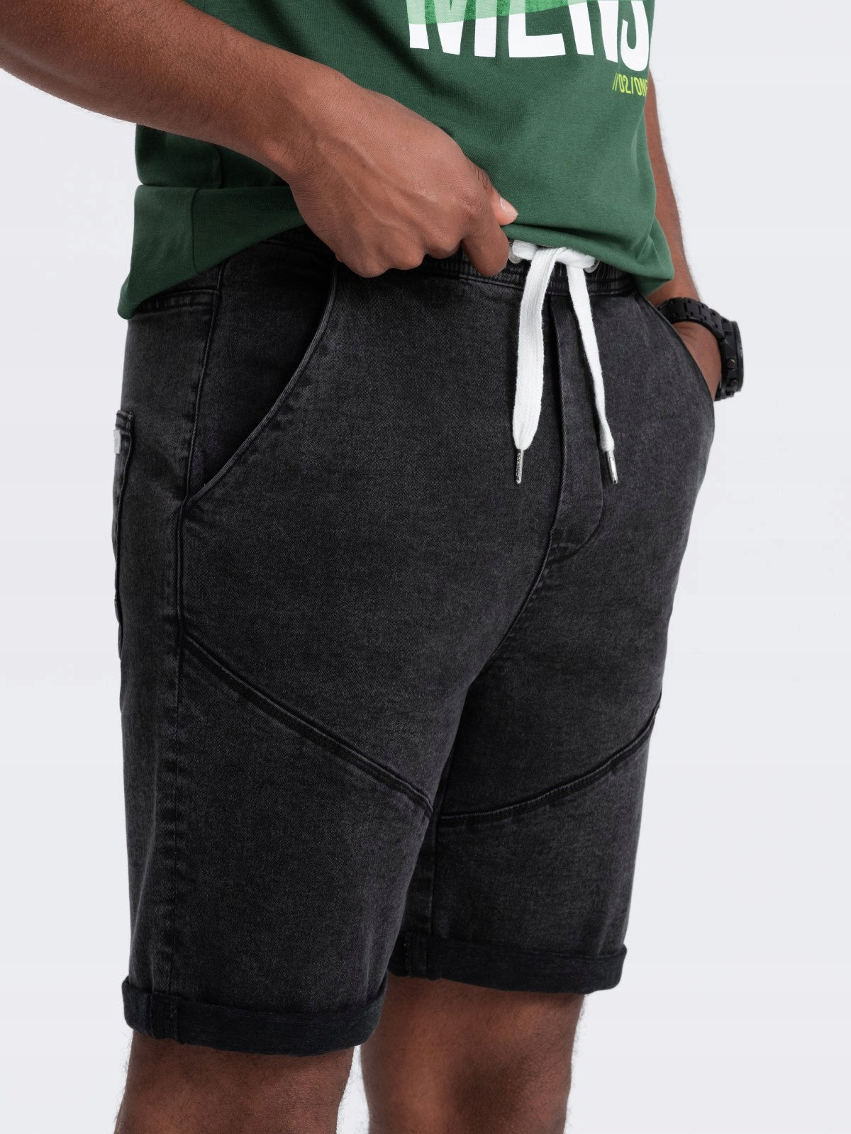Herren-Jeansshorts Ombre W361 