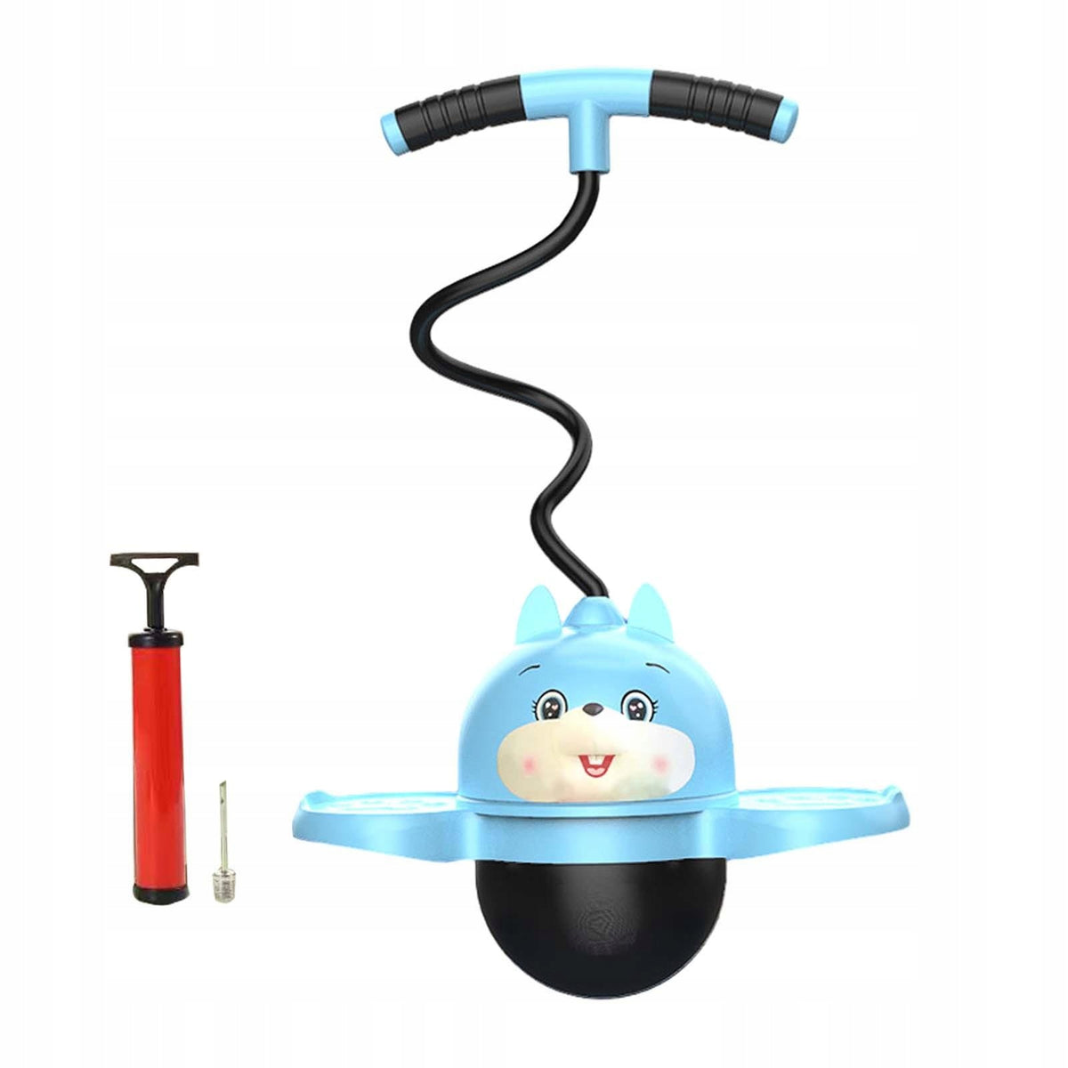Pogo Ball with Handle Kids Funny for Indoor Body Training Rabbit Blue