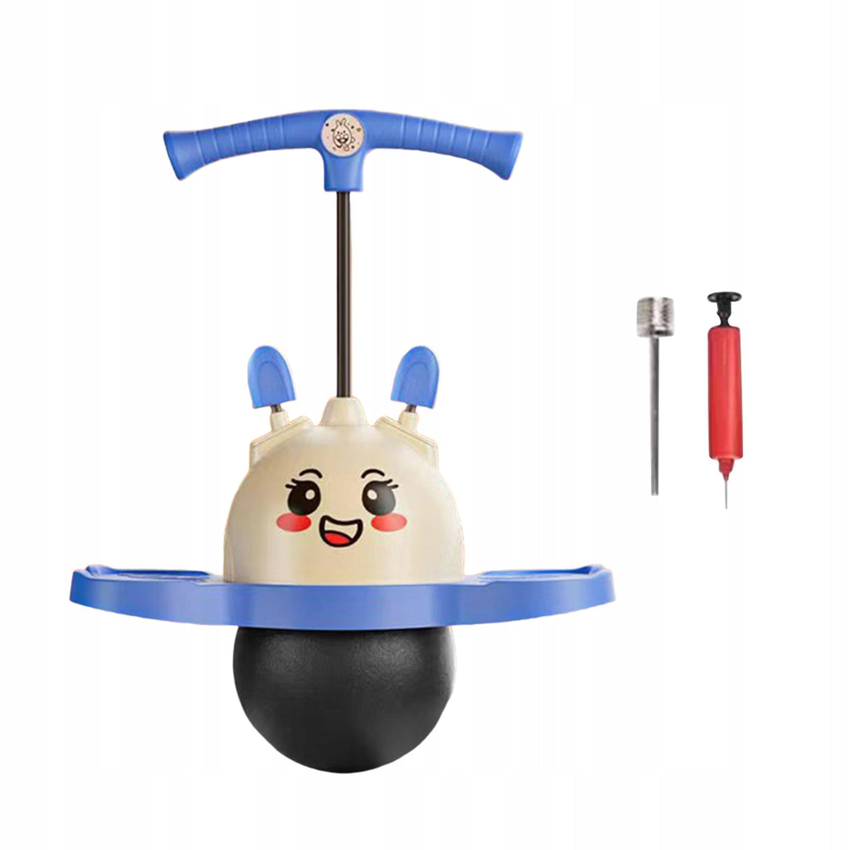 Pogo Jump Ball Strong Grip Balance Ability Exercise Jumping Board Toy Blue Packaging status original