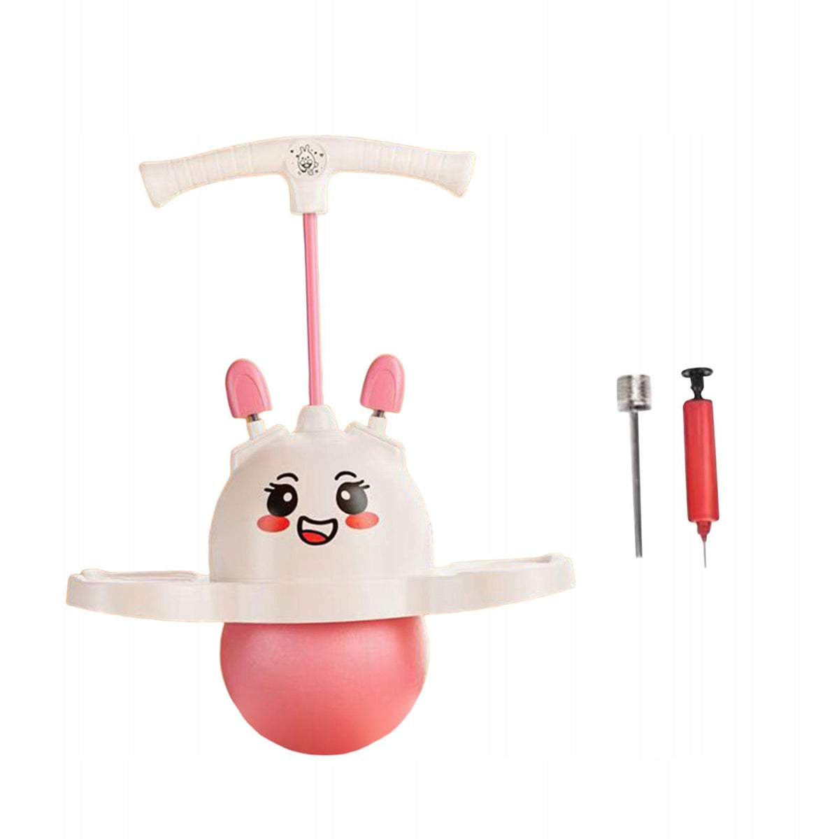 Pogo Jump Ball Strong Grip Balance Board Exercise for Kindergarten Pink Packaging status original