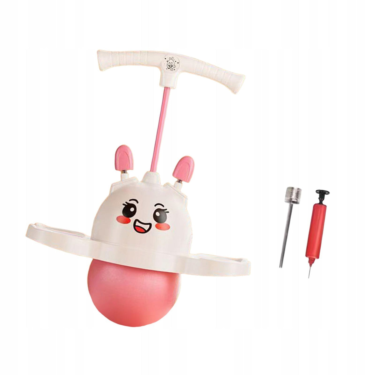 Pogo Jump Ball Strong Grip Balance Board Exercise for Kindergarten Pink