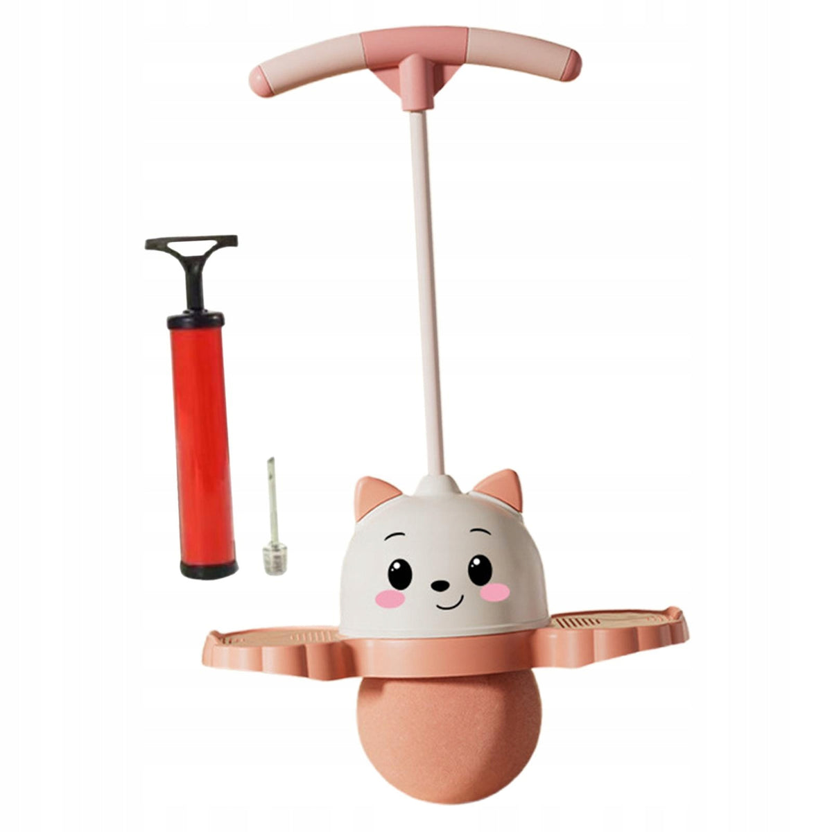 Pogo Jump Ball for Workout Exercise Balance Ability Body Training Pink