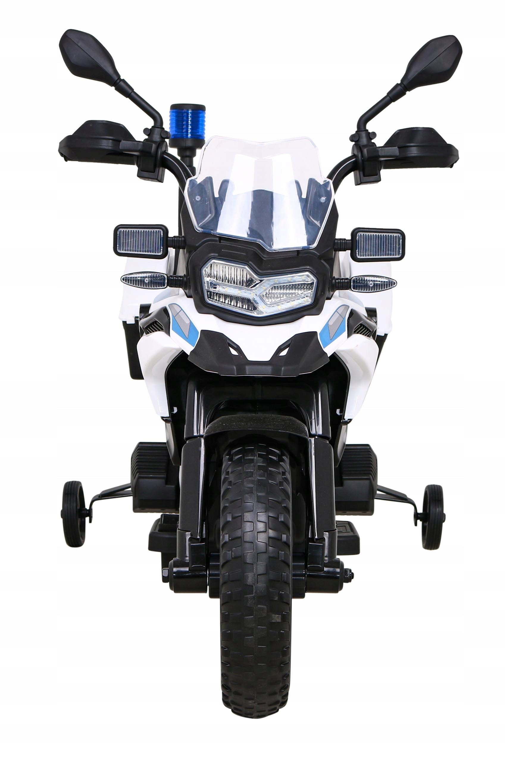 Einsitziges Elektroauto-Motorrad BMW F850 GS, Polizei 