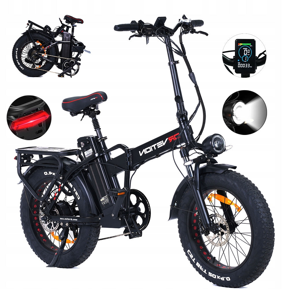 Pojazd elektryczny DRVETION AT20 PRO MAX 1000W 48V 20Ah 50km/h 130km 20"NFC