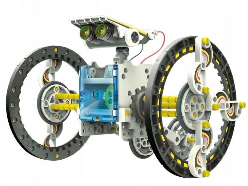 Intelligenter Roboter mit Solarpanel 14 in 1 
