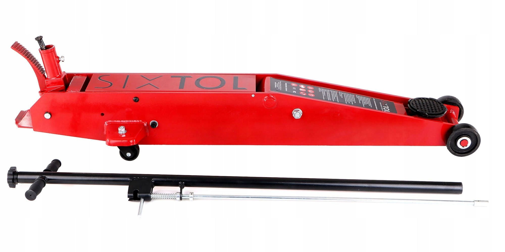 Pojízdný hydraulický zvedák 3t SX JACK HEAVY-DUTY PROFESSIONAL 3T Maximum lifting height 620 mm