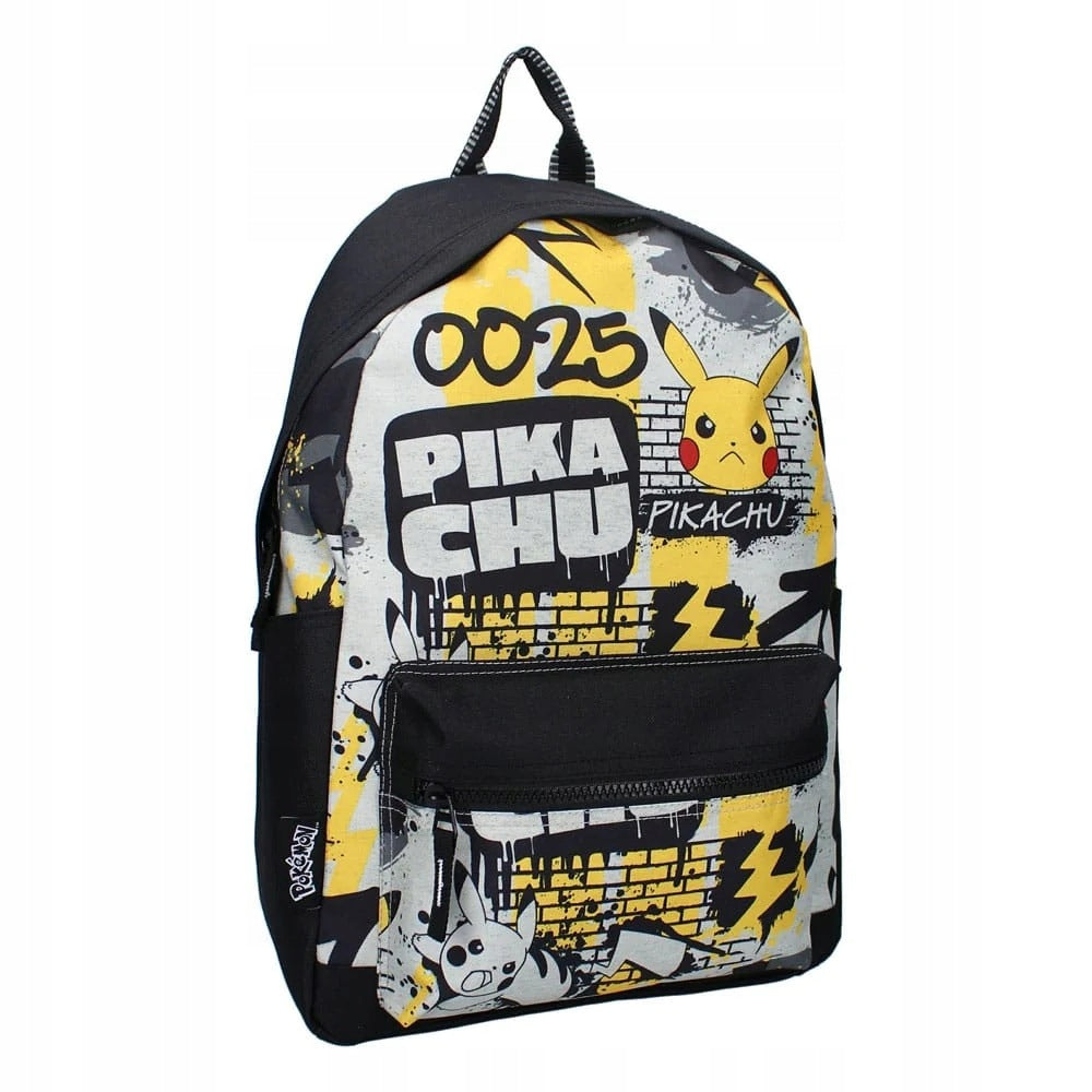 Pokemon Pikachu School Backpack Large Spacious for Kids to School Packaging status original