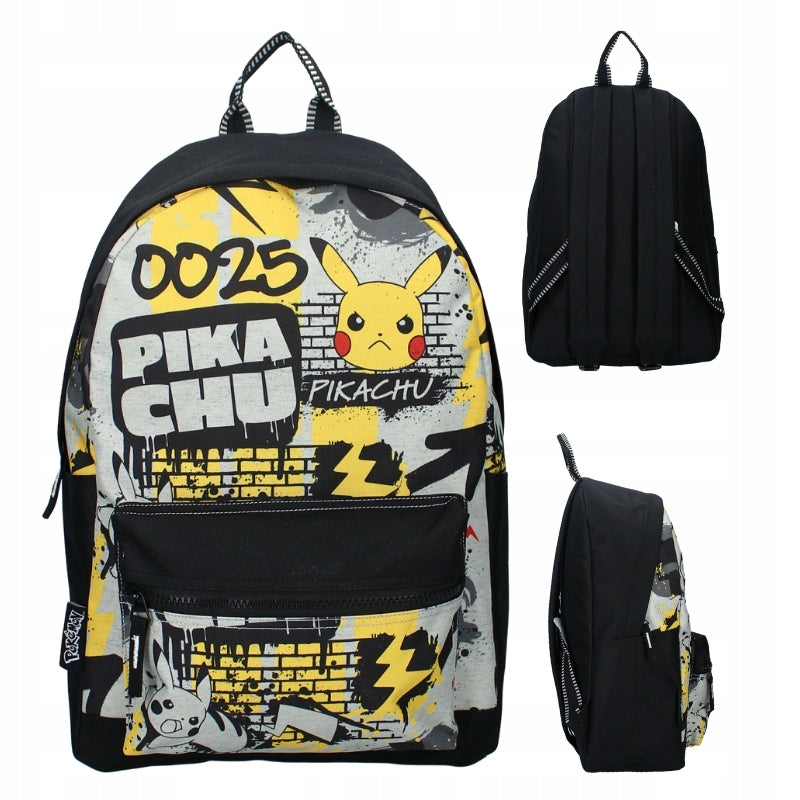 Pokemon Pikachu School Backpack Large Spacious for Kids to School