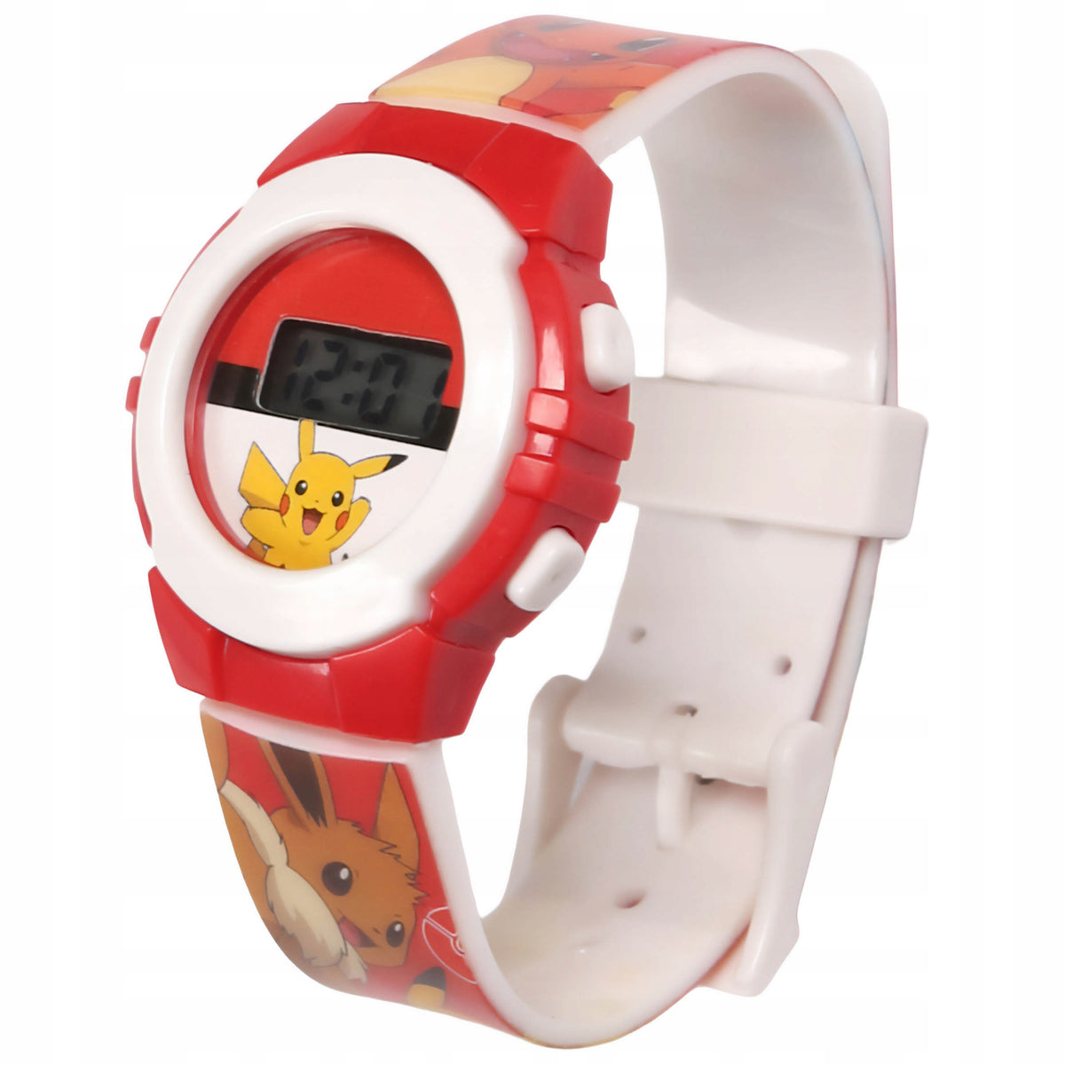 Pokemon Red DIGITAL LED Wrist Watch for Boy for Fan Packaging status original