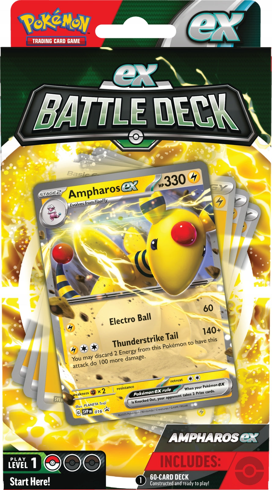 Brettspiel Pokemon TCG Battle Deck EX Lucario, EN 