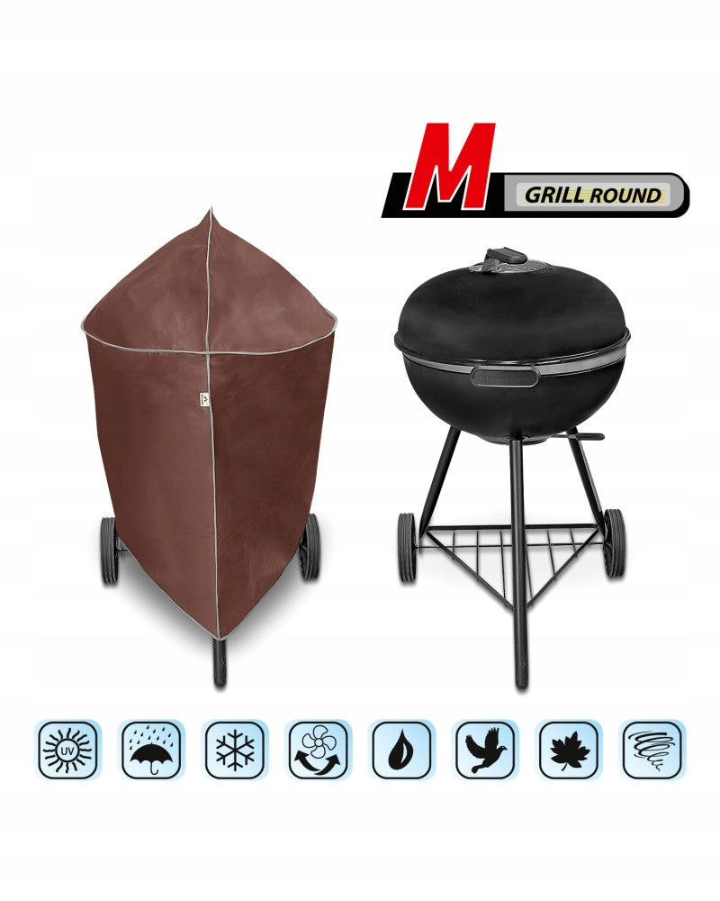 Grillabdeckung M Kegel-Blazusiak 5-4811-241-2099, 85x62cm, braun 