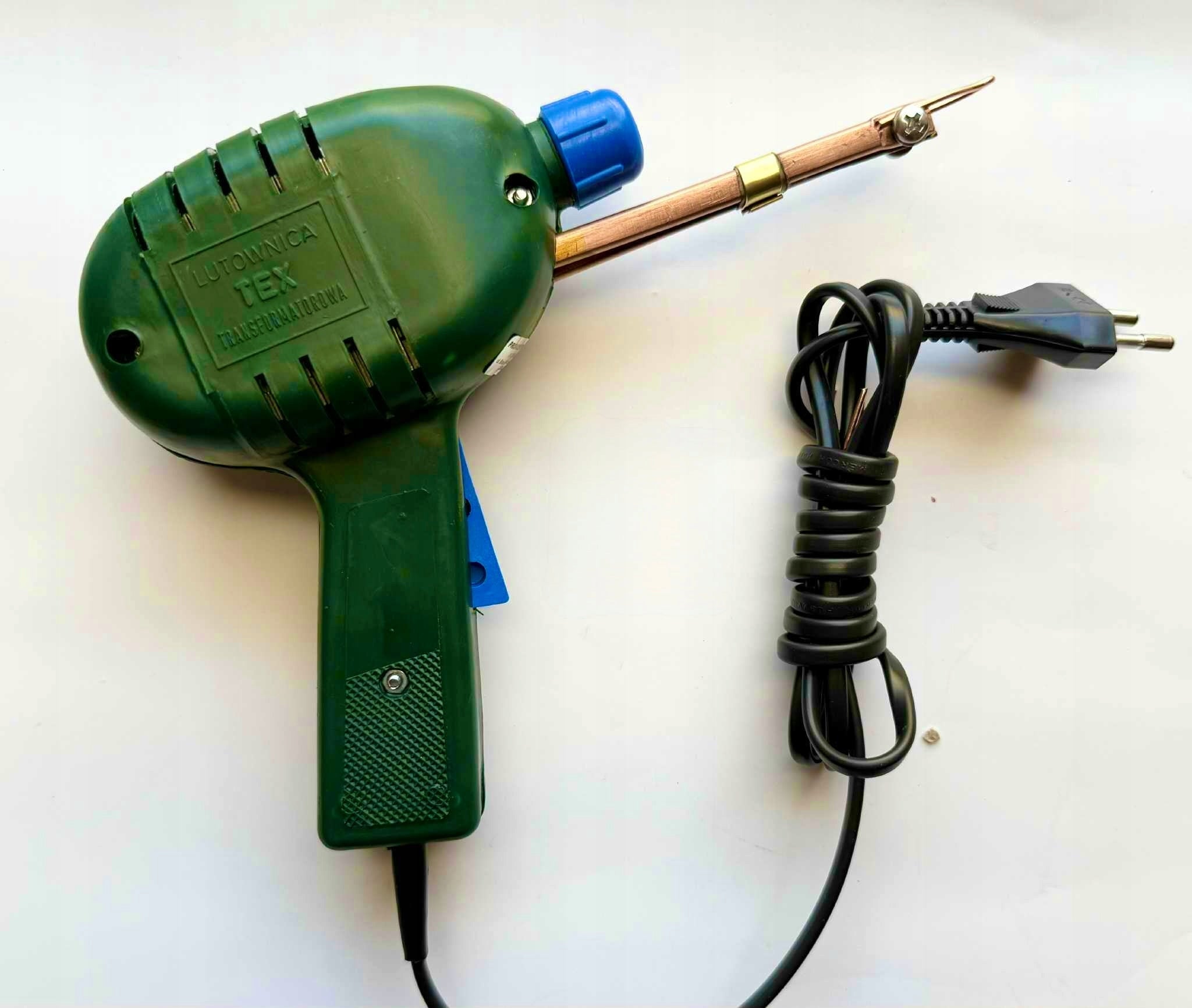 Poland Transformer soldering iron Tex 200w GREEN + 5 tips Brand Tex